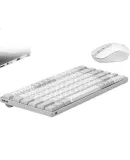 Lenovo Xiaoxin K1P Quiet Wireless 98-Key Keyboard And Mouse Set with Jelly Touch Mechanical Rebound, Multi-Quick Keys, 3-Level DPI, Windows Compatible, Twilight Gray