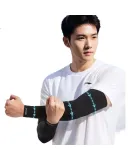 Li-Ning Cycling Ice Sleeves, Sun Protection Arm Sleeves for Men And Women, Silk-Like Cooling Sleeves, UV-Resistant, Cool Arm Covers, Gray