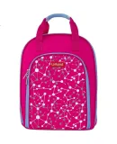 Lark Pad Elementary School Student Backpack Tutoring Bag, Handheld Bookbag for Boys And Girls, Art Supply Bag, After-School Package, Rose Red