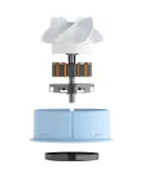 PHILIPS Handheld Fan with Long Battery Life of 16 Hours, 100-Speed Ultra-High Power, USB Rechargeable, Portable Mini Fan for Outdoor Use, Picnic Electric Fan ACR3242MPF