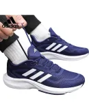 Adidas Men's Running Shoes, Autumn Season, Shock-Absorbing, Non-Slip, Wear-Resistant, Comfortable Running Sneakers, Size 42 UK 8