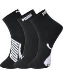 PUMA Casual Sports Socks for Women, Basic Mid-Calf Socks, 3-Pair Pack