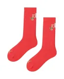 PUMA Women's Lucky Wedding Zodiac Year Red High Tube Socks, 2 Pairs