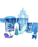 Barbie Pretend Play Birthday Gift Box, Frozen Princess Castle Toy - Elsa Ice Castle Set JDP63