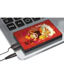 SEAGATE Portable Hard Drive, 1TB USB3.0 High-Speed Mechanical Hard Drive, Compatible with Mac, Convenient, Customized Paint Design - Fortune to Wealth, Data Recovery Service, External Storage