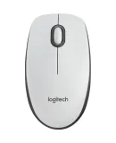 Logitech M100r Enterprise-Grade Wired Office Mouse for Desktop And Laptop Computers, Symmetrical Mouse for Medium to Large Hands, Corporate Procurement, White [Bulk Order Discount]