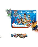 PAW PATROL Children's Puzzle Toy, Paw Patrol 100-Piece Boxed Puzzle Board, Home Decoration, Birthday Gift