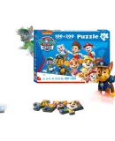 PAW PATROL Children's Puzzle Toy, Paw Patrol 100 Pieces + 200 Pieces Two-In Home Decoration, Birthday Gift