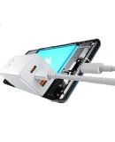 Biaz 65W GaN charger set compatible with PD45W/20W multi-port fast charging cable for Apple 16/15 Huawei Xiaomi mobile phone MacBook Pro Lenovo laptop