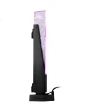 MSI MPG ARGB Graphics Card Bracket, Black Model, Compatible with 4090 Graphics Card, Magnetic Base, Tool-Free Installation Design, 90° Rotating Desig