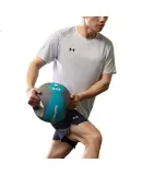 Under Armour Quick-Dry Sports Knit Short-Sleeve T-Shirt for Men, Summer Moisture-Wicking Knitted Breathable Top, Soccer Jersey Training Wear L