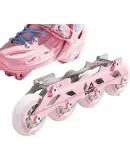 PEAK Roller Skates for Children, Inline Skates for Boys And Girls, Roller Skates with Hip Guards Set [Suitable for Primary And Secondary School Roller Skating Classes], Blue, Size S