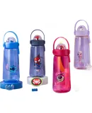 Disney Children's Water Bottle, Summer Household Cup, Direct Drinking Portable Outdoor Large Capacity Water Bottle, Shatterproof for Primary School Students' School Use