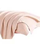 BEYOND Home Textiles 60-Count Long-Staple Cotton Pillowcases, Duvet Covers, Pillow Covers, Double Pillowcases, Coral Pink, One Pair, 48*74cm