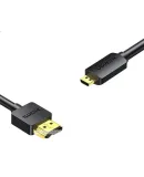 UGREEN Micro HDMI to HDMI 2.0 Adapter Cable, 4K60Hz Conversion Cable, Portable Screen Cable for Laptop, Tablet, Camera to Connect Monitor, Projector, TV, 1 Meter 30148