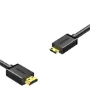 UGREEN Mini HDMI to HDMI 2.0 Adapter Cable, 4K 60Hz High-Definition Conversion Cable for Laptops, Tablets, Cameras, Portable Screen Connection to Monitor Projector TV, 1 Meter 10195