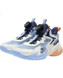 361° Hanjiang | Children's Basketball Shoes, Size 25, Summer Practical, for Ages 3-7, Rotary Knob Basketball Shoes, Blue, Size 31