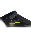 Goodyear TPE Car Floor Mat, Suitable for Honda Breeze/CRV Accessories, Decorative High-Edge TPE Floor Mat, Dainis Carpet