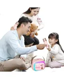 DISNEY Karaoke Microphone Speaker All-In Wireless Microphone Bluetooth Mini Speaker Smart Xiao Du Voice Outdoor Children's Toy Birthday Gift Box for Boys And Girls MK18 Minnie