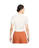 NIKE Women's Short-Sleeve T-Shirt, POLO Shirt, Sporty Casual, Simple And Fashionable, DV7885-133 White S