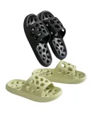 TZLDN Bathroom Slippers, Shower Sandals for Women, Hollow Design, Water-Draining, Quick-Drying, Breathable, Summer Shower Slippers for Men, Non-Slip EVA Sandals for Wome