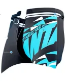 ANTA Children's Swim Shorts, Boys' Cartoon Print Knee-Length Swim Trunks, Professional Sports Training Quick-Dry Swim Shorts for Older Children, Boys' Style