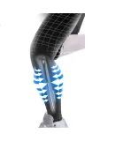 Reebok Calf Sleeves for Men And Women, Sports Leg Guards, Running Knee Pads, Basketball Football Elastic Compression Support, Cycling Gear, Gray XL