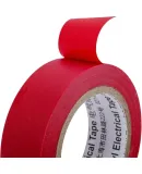 Electrician's Insulation Tape, Automotive Wiring Harness Tape, Lead-Free Wear-Resistant Moisture-Proof Tape for Home Improvement, Red, Ten Rolls, 1500#