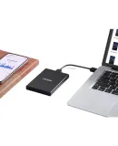 Lexar E100 2.5-Inch External Hard Drive Enclosure for Laptops And Desktops, SATA SSD And HDD Compatible, USB 3.2 High-Speed Read, Plug And Play