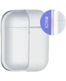 Masentek AirPods Case, Compatible with AirPods 2nd Generation Bluetooth Earphones, Charging Case Storage Box Cover for AirPods 1, 3, 4 Pro, TPU Soft Shell Accessory, Transparent