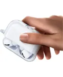 Masentek Compatible with Apple Earphone Cases for AirPods Pro 1/2 First And Second Generation Bluetooth Earphones, 3/4 Charging Case Storage Box Cover TPU Soft Shell Accessory, Transparent