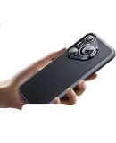 UGREEN [Hall of Fame Feel] Phone Case for Huawei Pura70Ultra, P70 Plain Leather Protective Cover, Anti-Fingerprint Shockproof Case, Genuine Leather Texture, Business Simple Style, Black