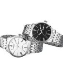 CITIZEN Watch for Men, Japanese-Korean Style, Automatic Mechanical, Date Display, Steel Strap, Business Gift for Boyfriend, NH8350-59A