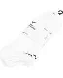 NIKE Men's Socks, Quick-Drying Breathable Sports Socks, Boat Socks Three-Pair Pack SX7678-100 White XL