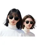 JBL Soundgear Frames Wireless Bluetooth Headphones Smart Audio Glasses Open-Ear Hanging Style Compatible with Apple And Huawei Universal Birthday Gift Round Frame Yuemu White