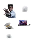 HP (HP) S07 Bluetooth Speaker, Desktop Laptop Mobile Phone Speaker, Portable Outdoor Mini Wireless Connected Small Speaker, Black