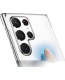 ZHIWEISHI [Bare Phone Feel] Case for Samsung S22 Ultra, Samsung S22 Ultra Protective Cover, Ultra-Thin Fully Transparent Borderless Hard Shell, Shockproof, Simple High-Transparency Heat Dissipatio