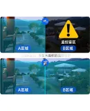 Zhongwo Camera, 360-Degree Coverage with Night Vision, Panoramic Surveillance Camera, Remote Mobile Access, Home And Outdoor Use, Wireless WiFi, Rural High-Definition Waterproof Outdoor Rotating Camera with Two-Way Audio