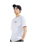 Li-Ning Short-Sleeve T-Shirt for Men And Women, Sports Summer Half-Sleeve Casual Loose Round Neck Running Top Cultural Shirt Pure Cotton Short-Sleeve T-Shirt