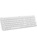 Logitech K950 Keyboard Bluetooth Keyboard Office Keyboard Wireless Keyboard Portable Ultra-Thin Keyboard Premium Series Three-Device Switch White