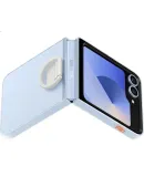 SAMSUNG Galaxy Z Flip6/Flip7 FE Original Ring-Style Clear Protective Case, Phone Cover, Factory Phone Case, Multifunctional Protective Cover, Transparent