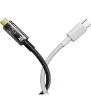 Baseus Apple 15/16/17 Charging Cable, Type-C Data Cable, PD100W Smart Power-Off Fast Charging Cord, Carplay Compatible, Universal for IPhone And IPad/Mac, 2 Meters, Black