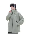 CAMEL Hardshell Single-Layer Jacket for Men And Women, Unisex Style, Triple Protection Mountaineering Coat, Women's Short Outerwear