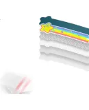 3M Reflective Warning Tape, Luminous Sticker for Electric Bikes, Motorcycles, Cars, Scratch Cover, Diamond Grade - Small Meteor, 18cm*4.8cm (1 Piece Per Bag)