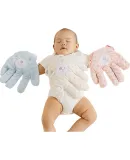 Aibao Shi Baby Soothing Palm Automatic Patting Sleep Soothing Artifact Electric Soothing Pillow February Anti-Jumping Blue Bear 2501