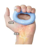 Li-Ning (LI-NING) Finger Grip Ring, Hand Rehabilitation Training, Hand Strengthener for Men And Women, Silicone Grip Exerciser, Arm Strength Training Device, Portable