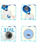 THERMOS Children's Direct Drinking Insulated Cup, Little Yellow Duck Co-Branded, 316L Stainless Steel Water Bottle, Couple's Birthday Gift, School Gift, TCMD