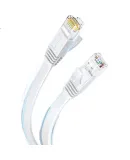 UGREEN CAT6 Flat Ethernet Cable 15m Gray and White 25012