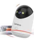 Lenovo (Lenovo) 8 Million Pixel 4K Ultra HD Home AI Camera, Wireless WiFi Night Vision Monitor, 360-Degree Coverage with Night Vision Panoramic Cloud Platform, Home Remote Access Via Smartphone