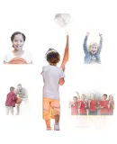 ANTA Basketball, Size 5 for Children, Indoor And Outdoor Use, Wear-Resistant, Suitable for Cement Courts, Elementary School Students And Teenagers, Outdoor Rubber Ball